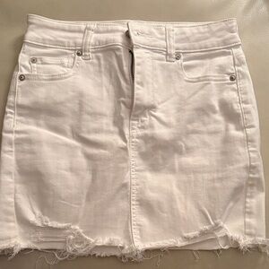 American Eagle Outfitters White Denim Skirt